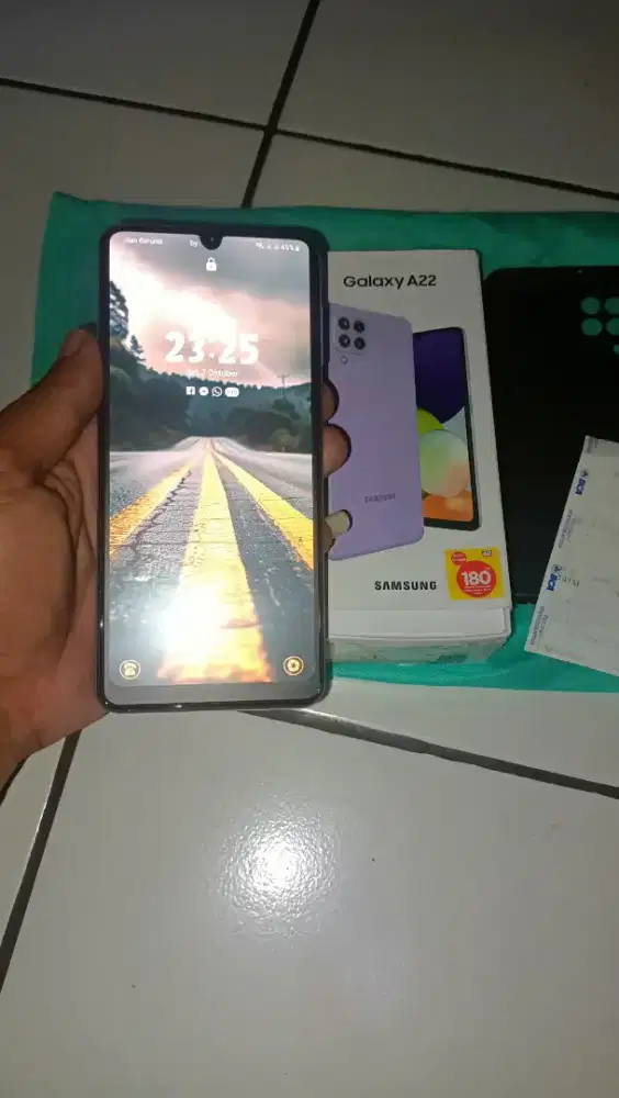 Jual hp samsung 6/128gb fullset