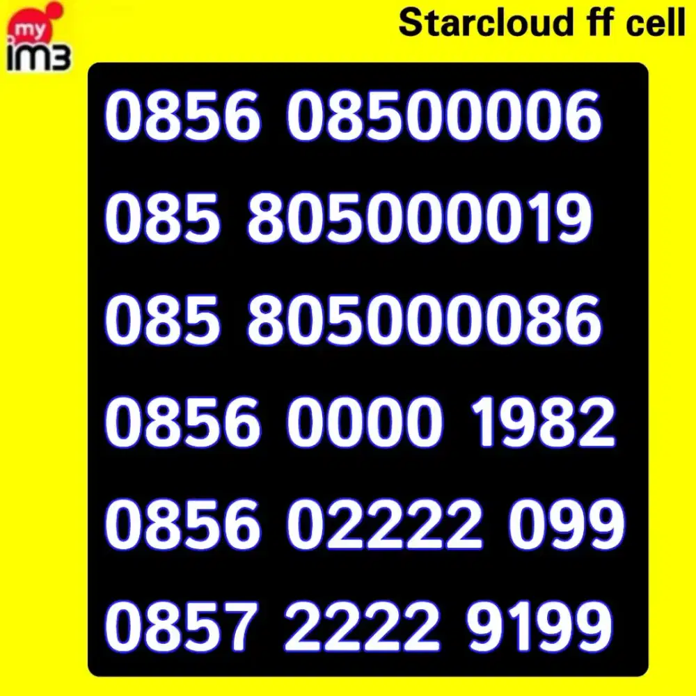 Perdana Nomor Cantik Indosat Im3 Kwartet 0000 2222