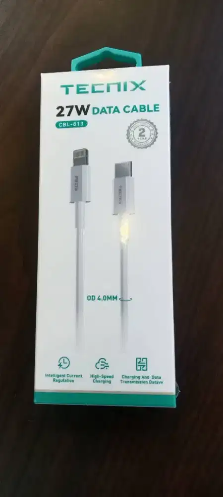 Tecnix CBL-813 Kabel Data Charger USB Type-C To Lightning