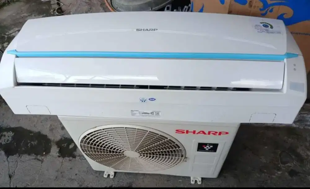 Jual ac sharp r 32  1pk  lowwat 650watt kondisi 95% ori semua
