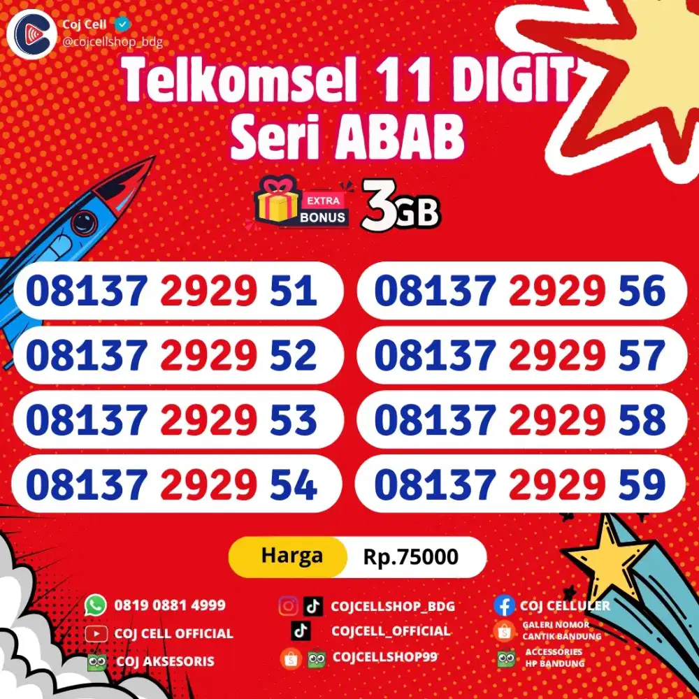 Nomor cantik Telkomsel