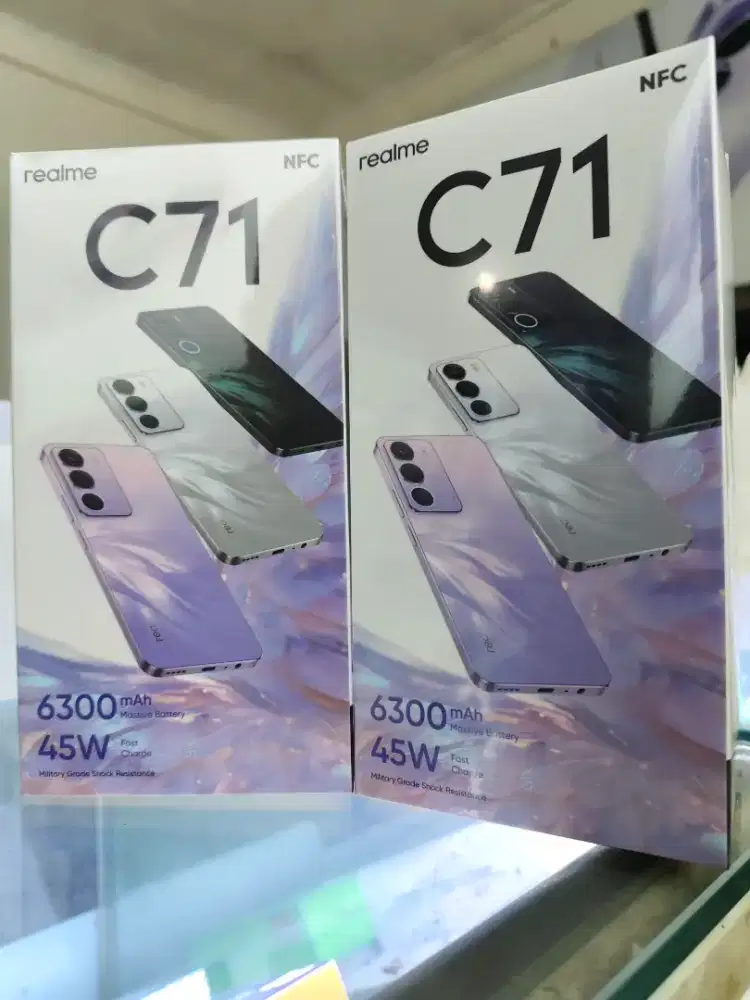Realme C71 6GB/128GB,Baru,Segel Box,Garansi Resmi,Original