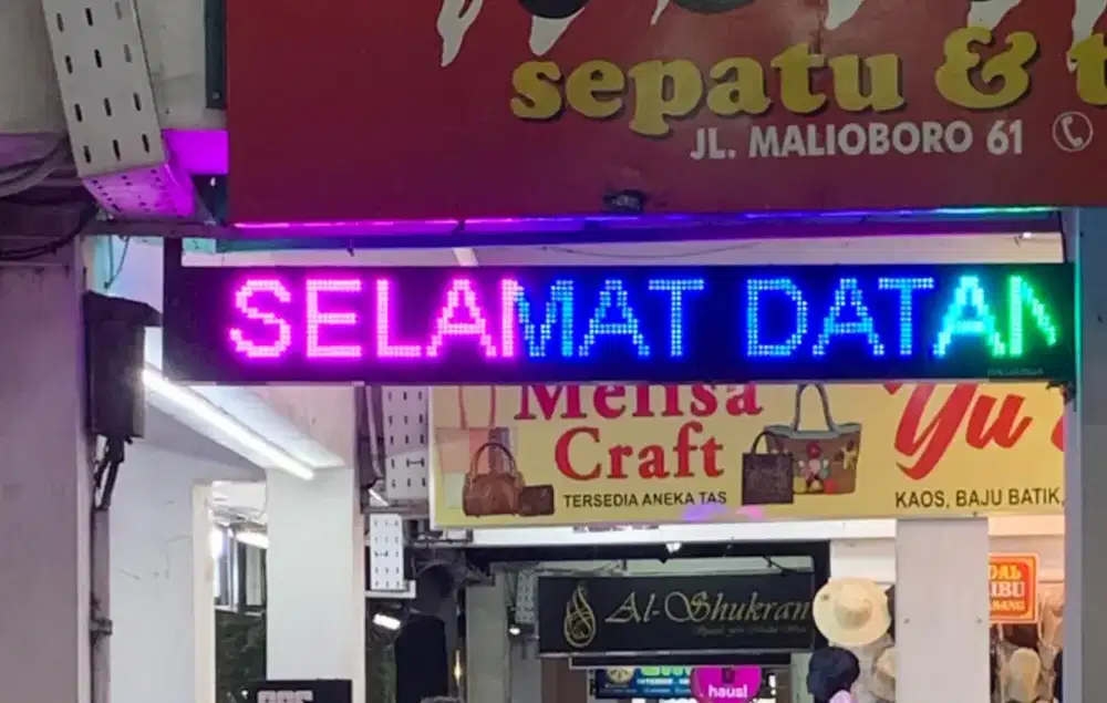 RUNNING TEXT TOKO Kantor dan Masjid