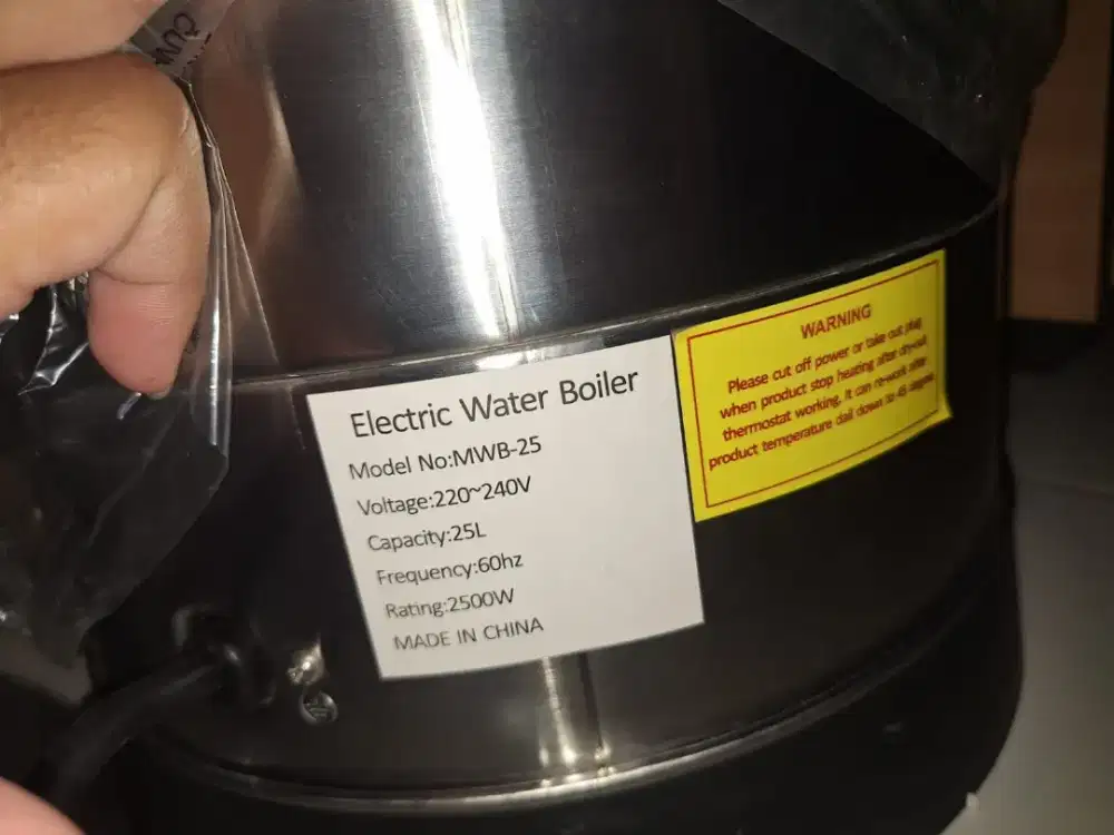 Water Bioler Merek Mutu