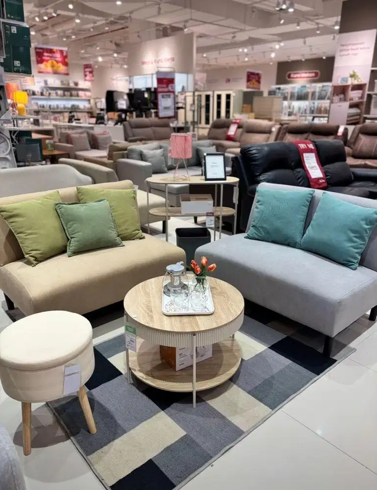 Sofa set Meja free kirim