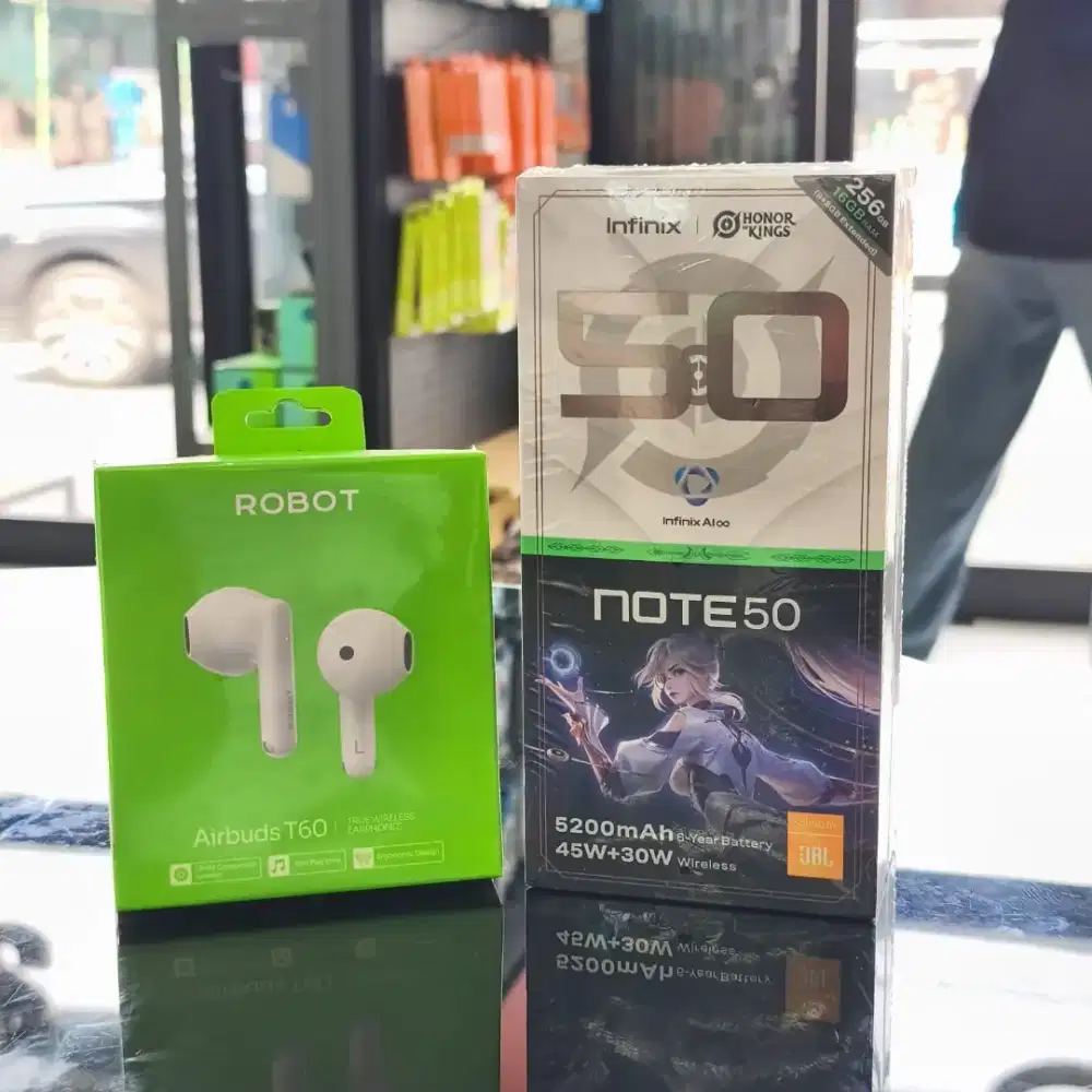 READY STOK INFINIX NOTE 50 CUMA 2 UNIT GRATIS HEADSET DAN WIRELESS