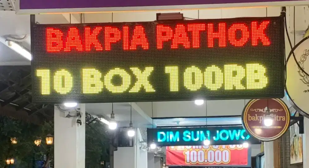 Running Text dan jadwal sholat masjid murah digital