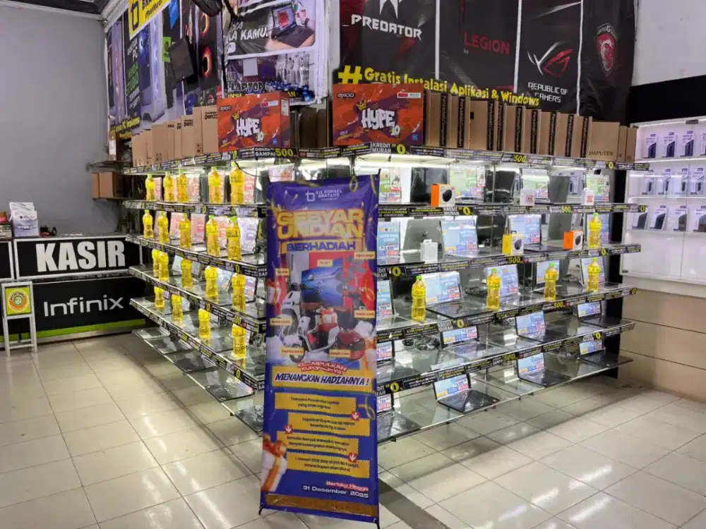 Laptop promo baru dan bekas