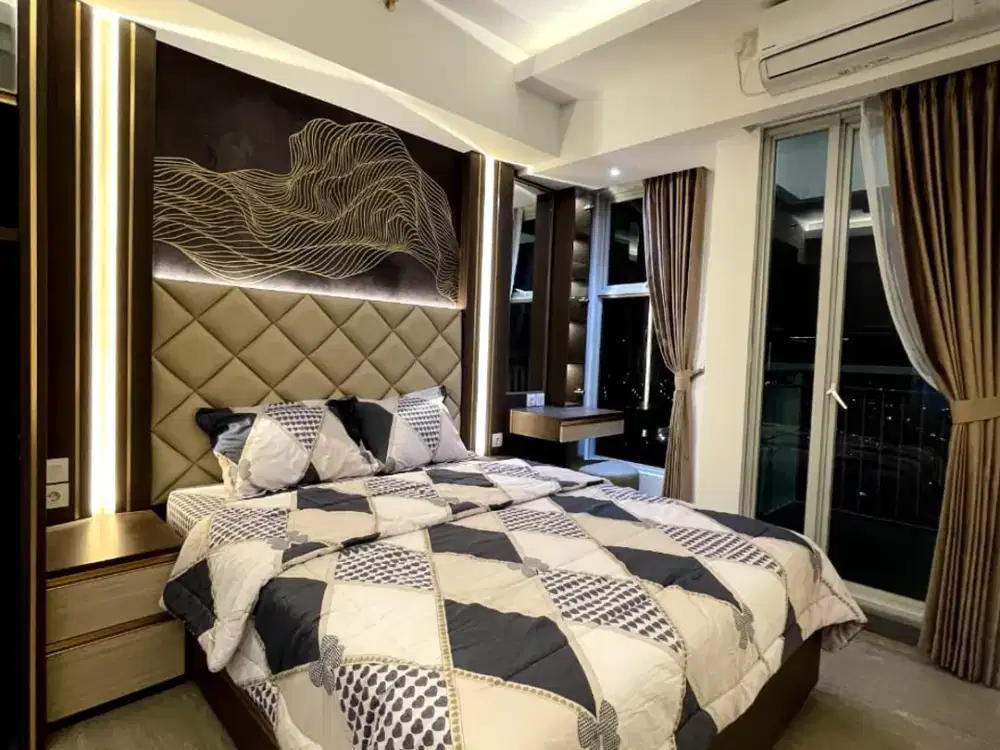 DISEWAKAN APARTEMEN STUDIO BESON FULL FURNISHED MEWAH POLL LENGKAP POOL VIEW