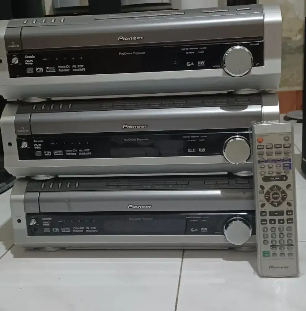 PLAYER DVD HOME THEATER PIONEER XV-DV8 5.1CH - 7500 WATT