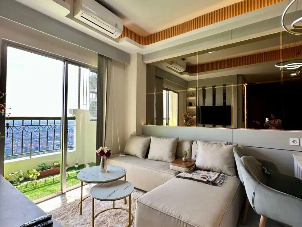 DISEWAKAN WATERPLACE RESIDENCE 2BR FULL FURNISHED MEWAH ALL NEW GRESS LENGKAP