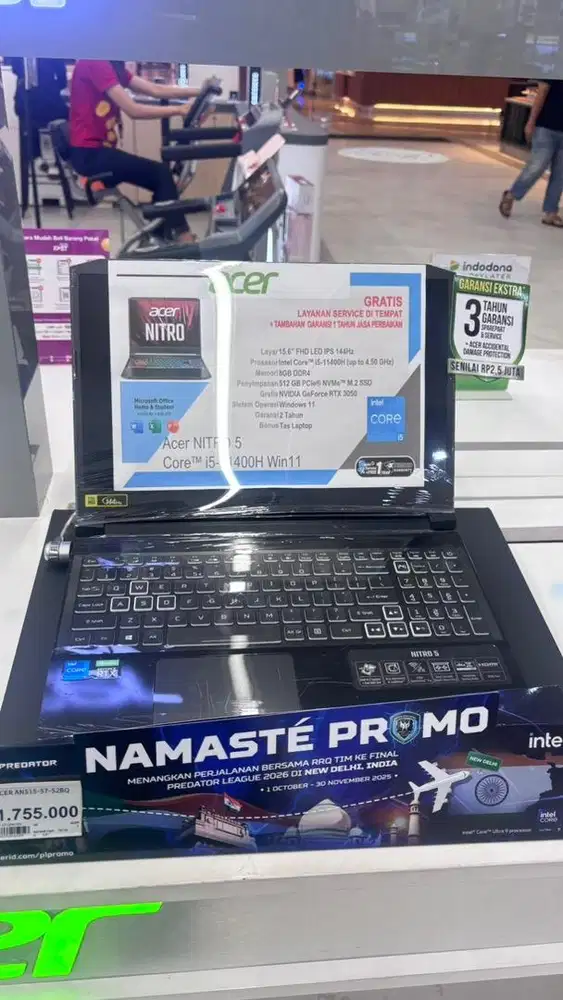 Acer nitro intel core i5 8/512gb