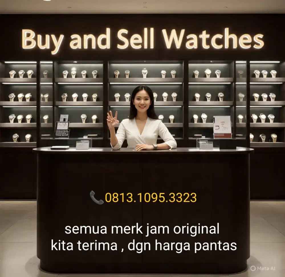 TERIMA JUAL BELI JAM TANGAN BEKAS ORIGINAL SEGALA MERK BISA JEMPUT