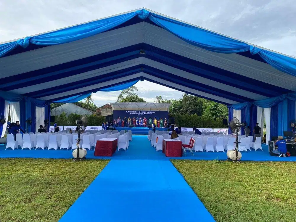 Dijual Tenda Roder Ukuran 8m x 12m +Free Terpal (kondisi sangat bagus)