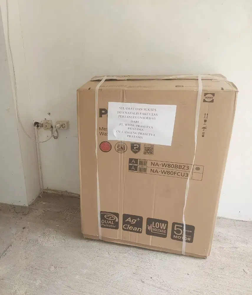 Mesin Cuci Panasonic 8KG NA-W80BBZ3 (Garansi 5 Tahun)