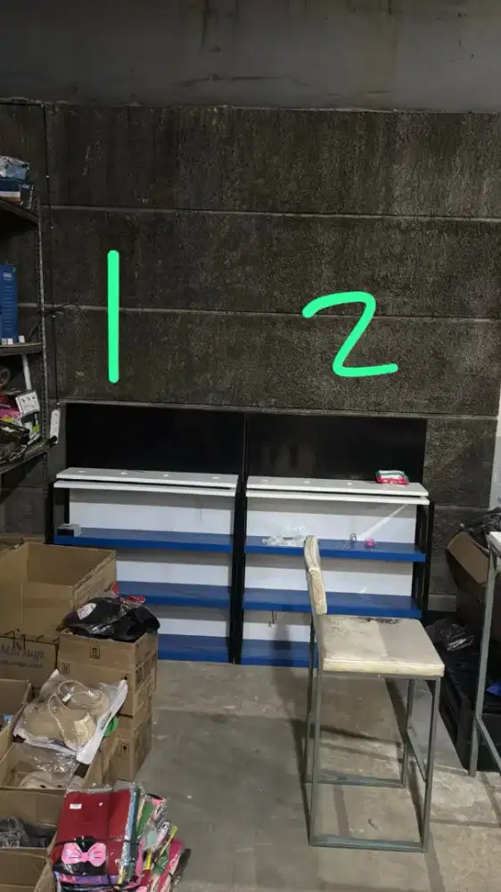 Jual rak gondola display background bonus 4 bisa buat rak gudang