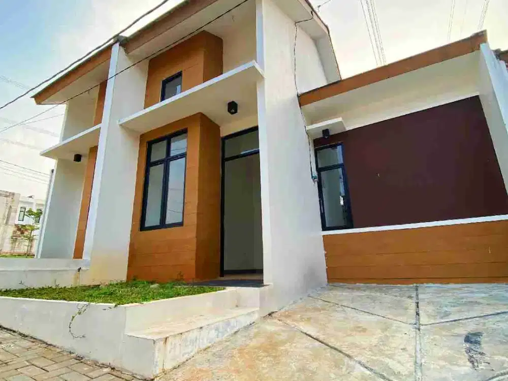 Di Jual Rumah Modern Minimalis View Danau. Lingkungan Nyaman dan Asri Sangat Strategis.