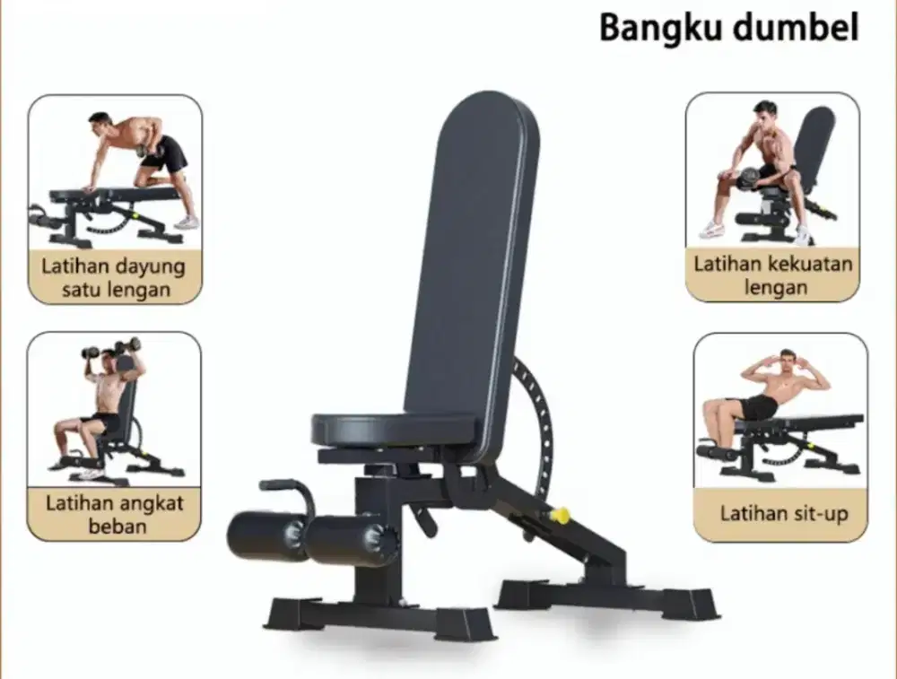 Adjustable Bench UF177 Multifungsi Bangku Sit Up