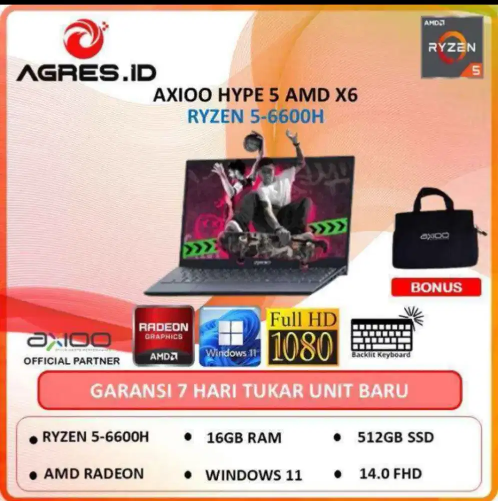 Axioo Hype 5  dengan cicilan ringan home credit