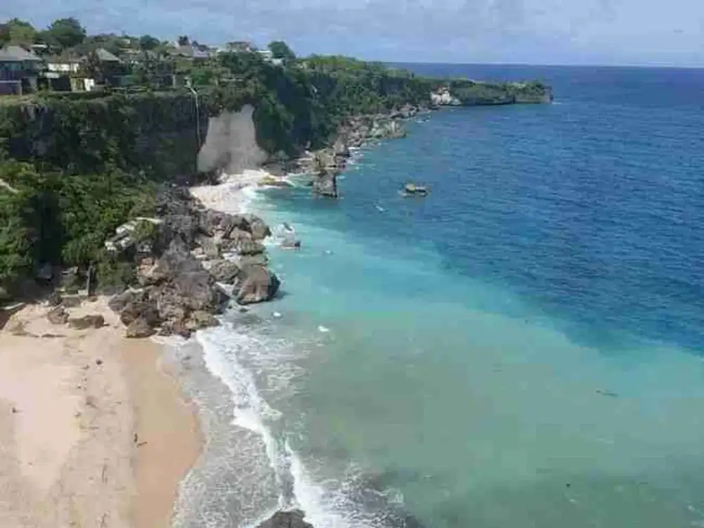 Dijual cepat tanah los  tebing view Pantai Pasir Putih sebelah Ayana Jimbaran
