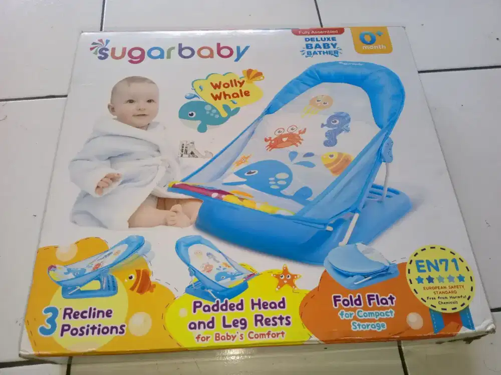 Perlengkapan kursi mandi bayi merk sugar baby