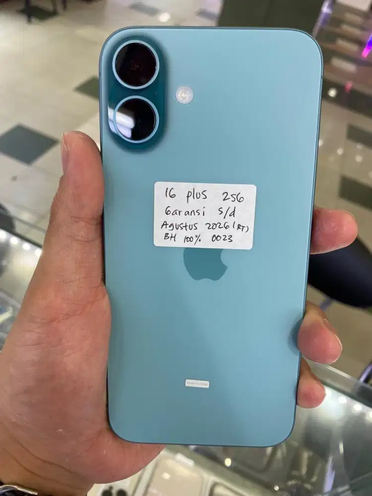 Second iphone 16 plus 256GB resmi