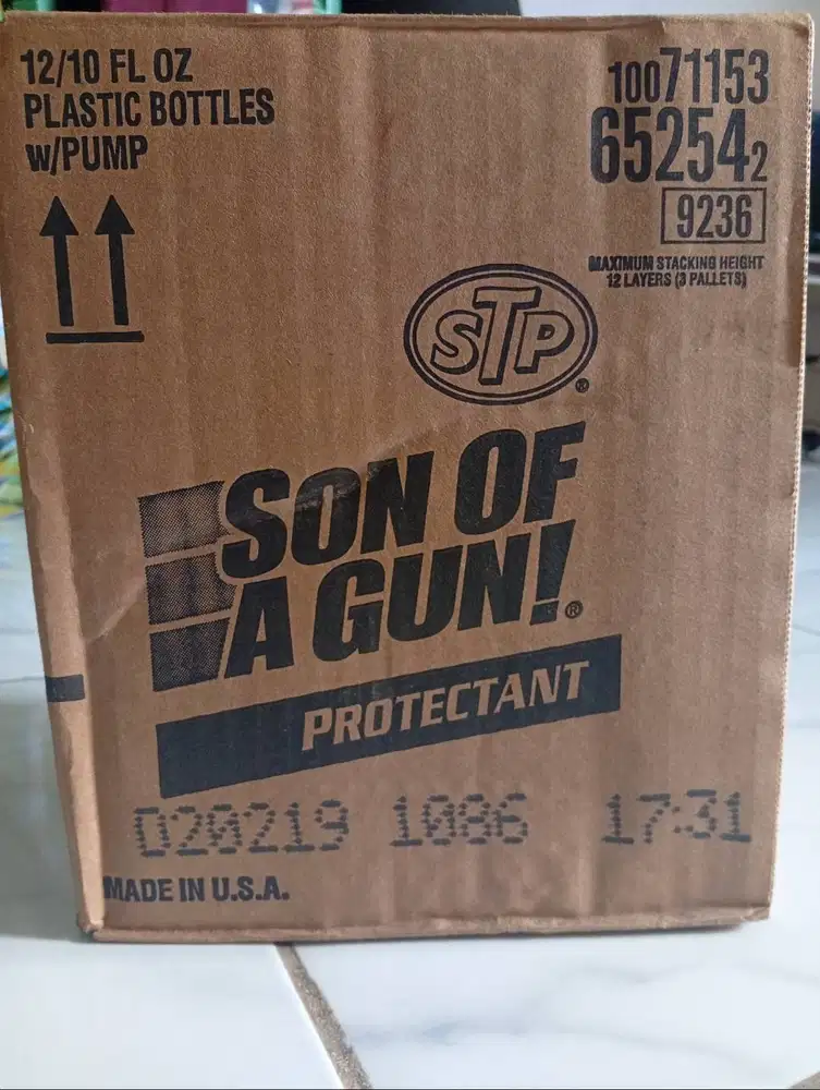 Jual cepat STP son of a gun 295ml isi 12pcs protectant