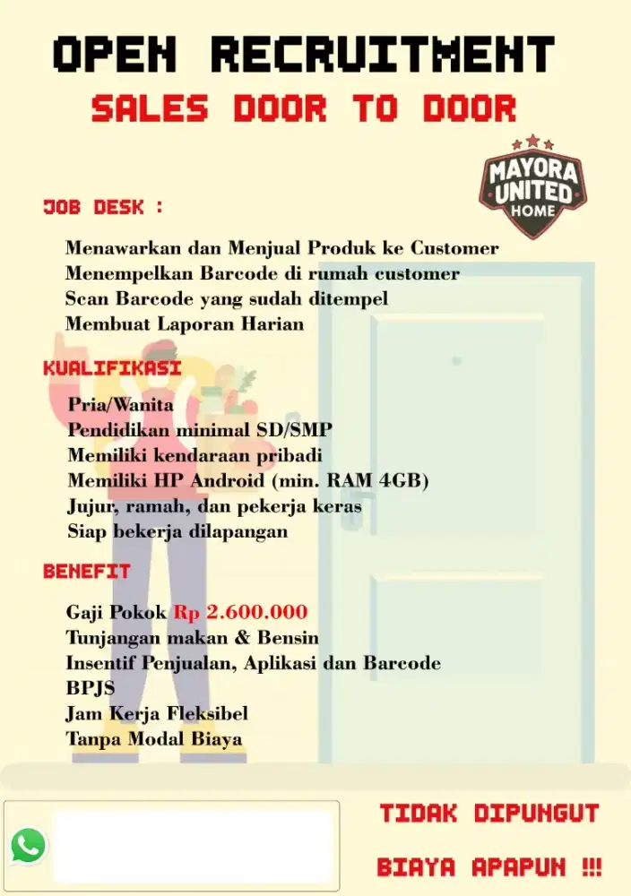 LOWONGAN SPG/SPB MAYORA