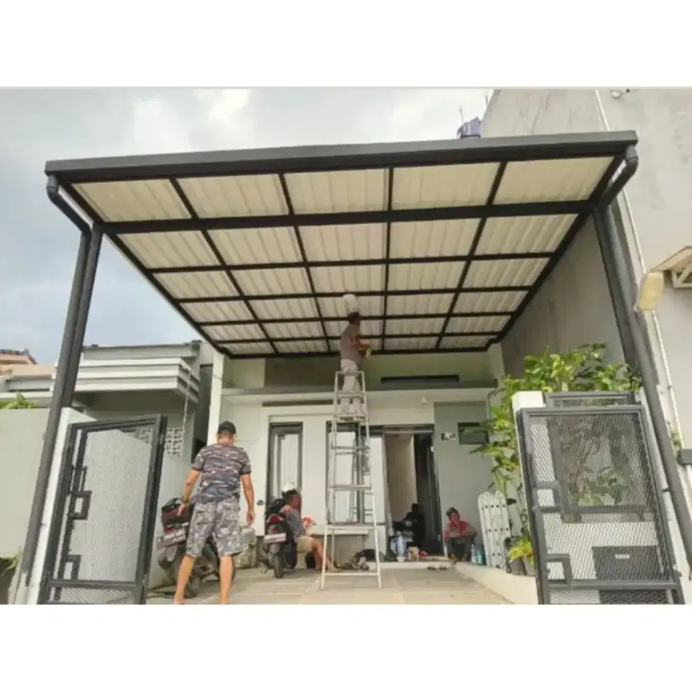 kanopi pagar tralis reling tangga