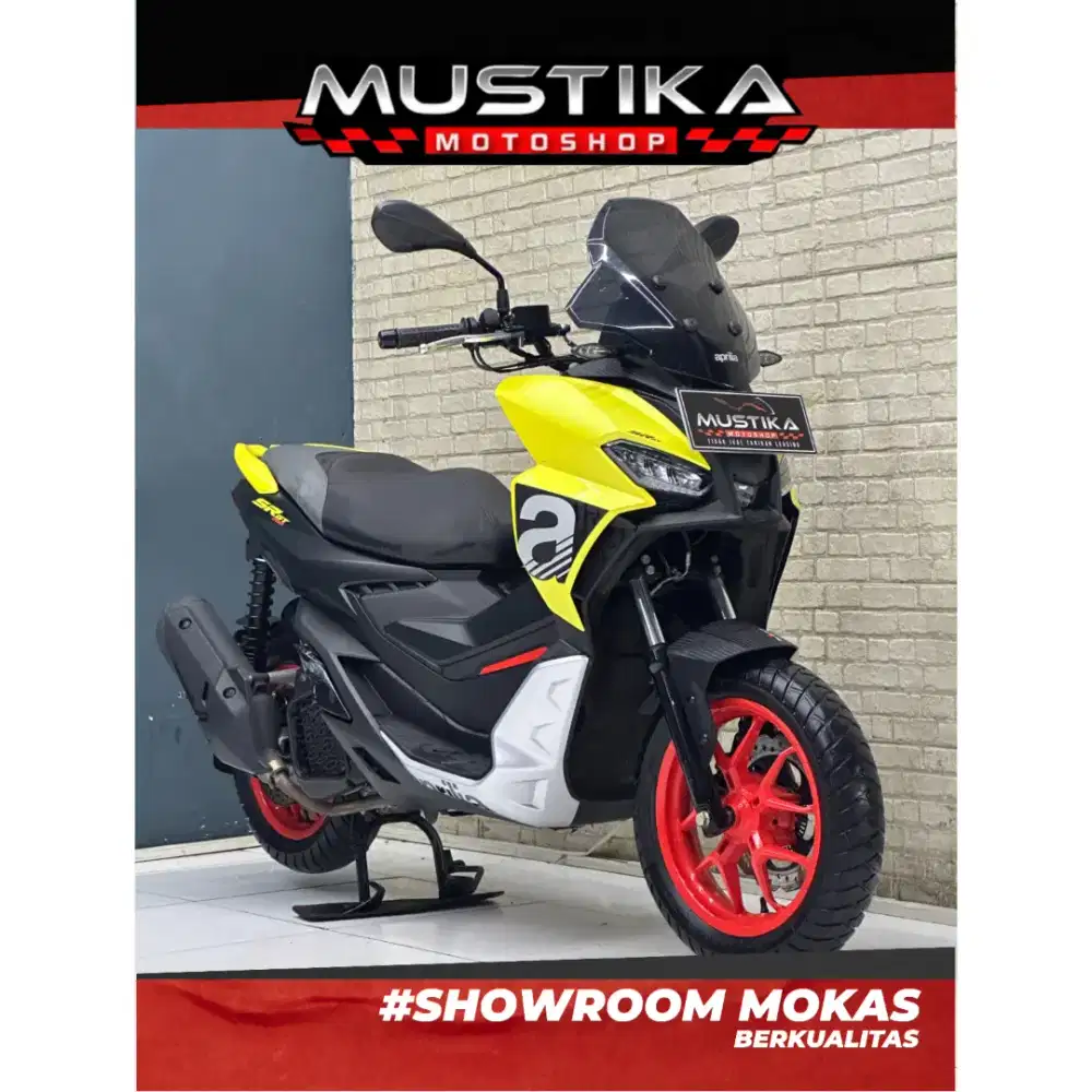 Odo 6rb Simpenan!!Aprillia 200SR GT 2023 Plat Jatim Mulus-Mustika
