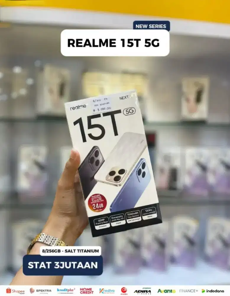 REALME 15T 5G Terbaru.baterai 7000.layar super amoled.
