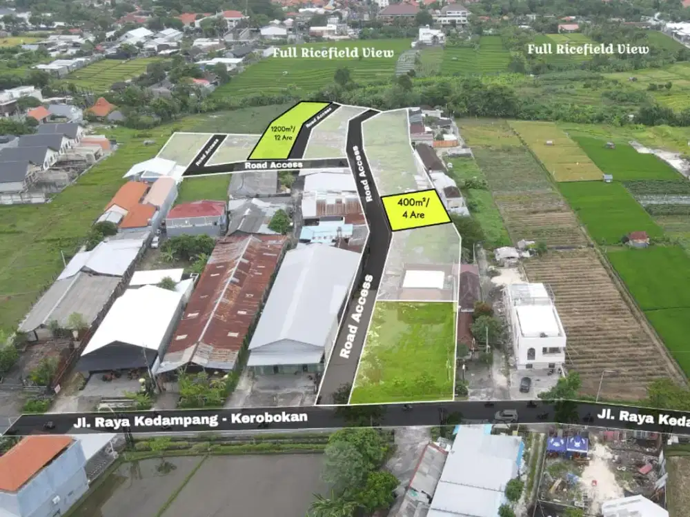 DISEWAKAN TANAH KAVLING LOKASI KEDAMPANG 5 ARE