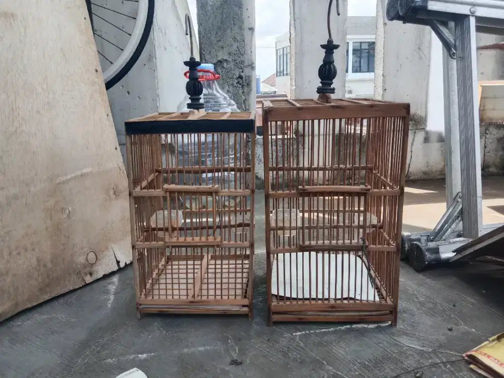 Kandang burung kotak tahu