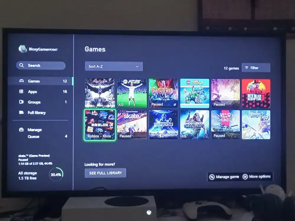 Xbox series S second