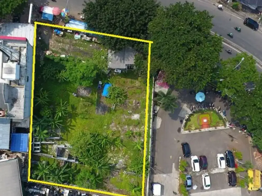 DIJUAL TANAH KOMERSIL PINGGIR JALAN RAYA CILEDUG HOS COKROAMINOTO TANGERANG BANTEN