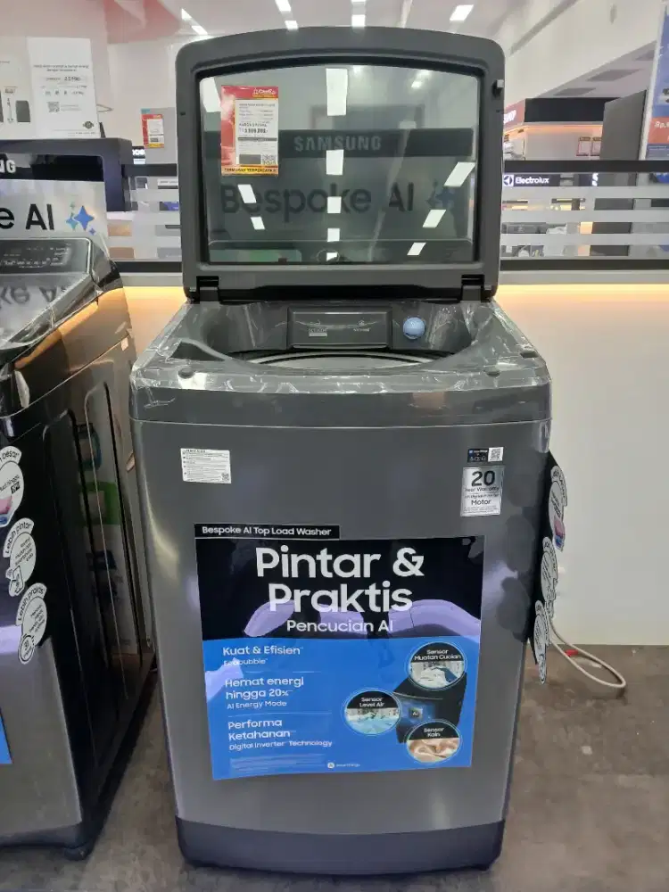 Mesin cuci 15kg hemat listrik