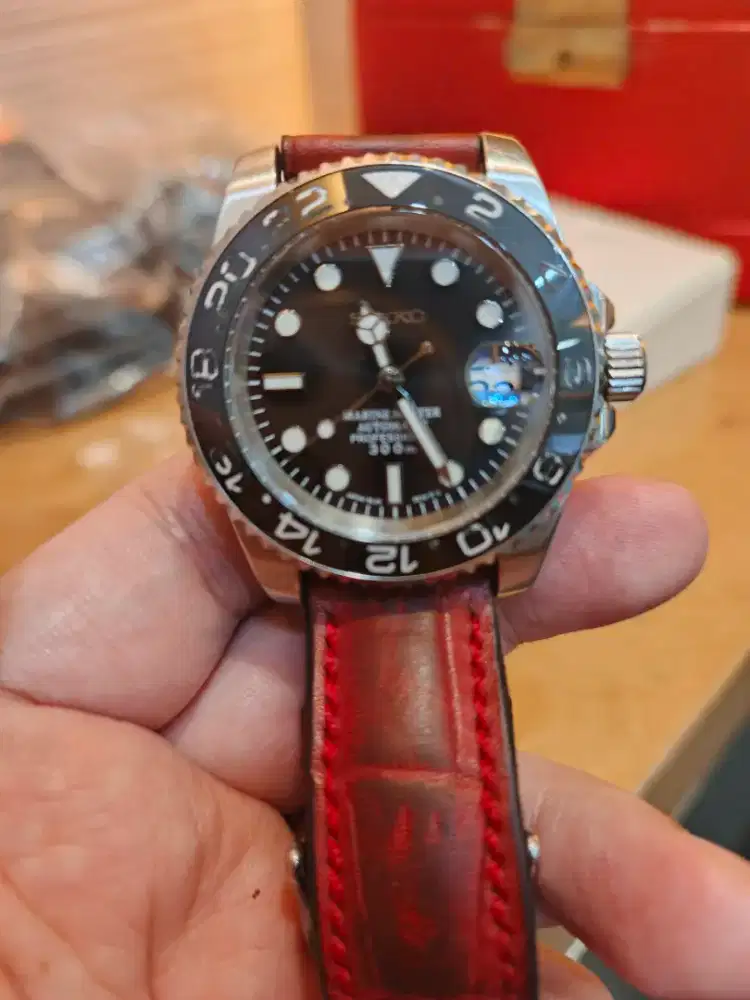 Jual jam tangan pria seiko modifikasi (rare)
