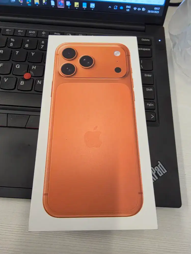 iPhone 17 Pro Max Orange Segel BNIB 256 GB garansi resmi