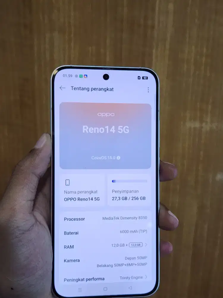Oppo reno 14 5G 12/256gb mulus likenew