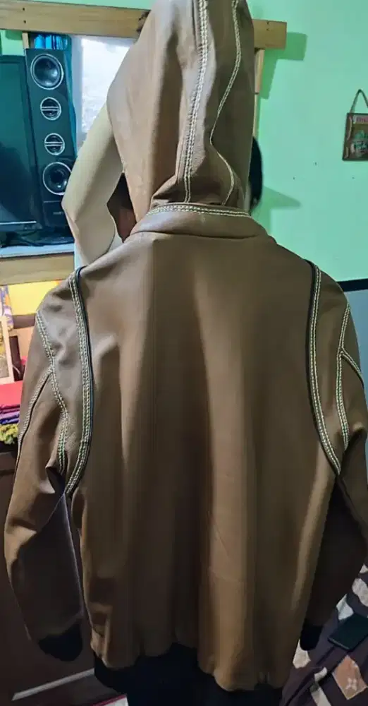 Jaket kulit 100% asli bukan imitasi