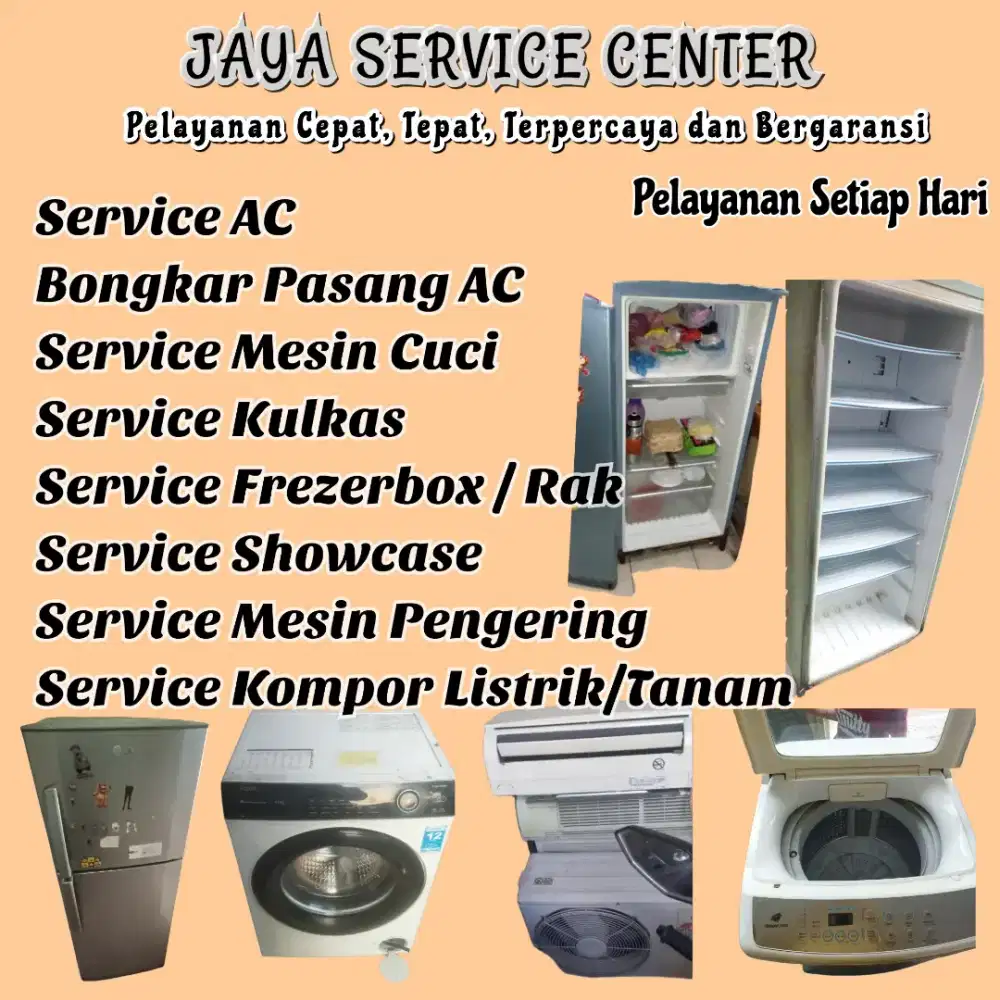 Service Kulkas Frezerbox Bongkar Pasang AC Servis Mesin Cuci AC Gubeng