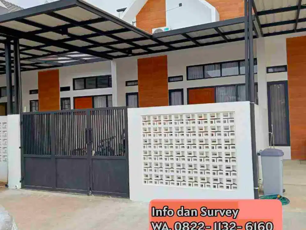 Rumah Cluster + Rooftop di Bintara Bekasi Barat dekat Stasiun Cakung