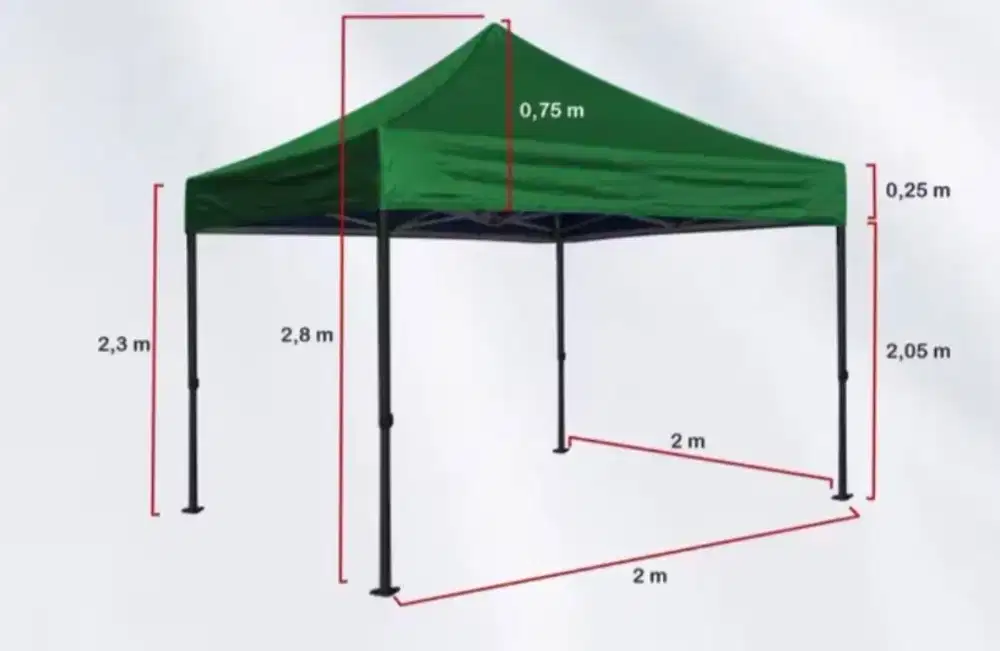 Perlengkapan usaha TENDA PORTABLE DAN ETALASE AYAM/DONAT