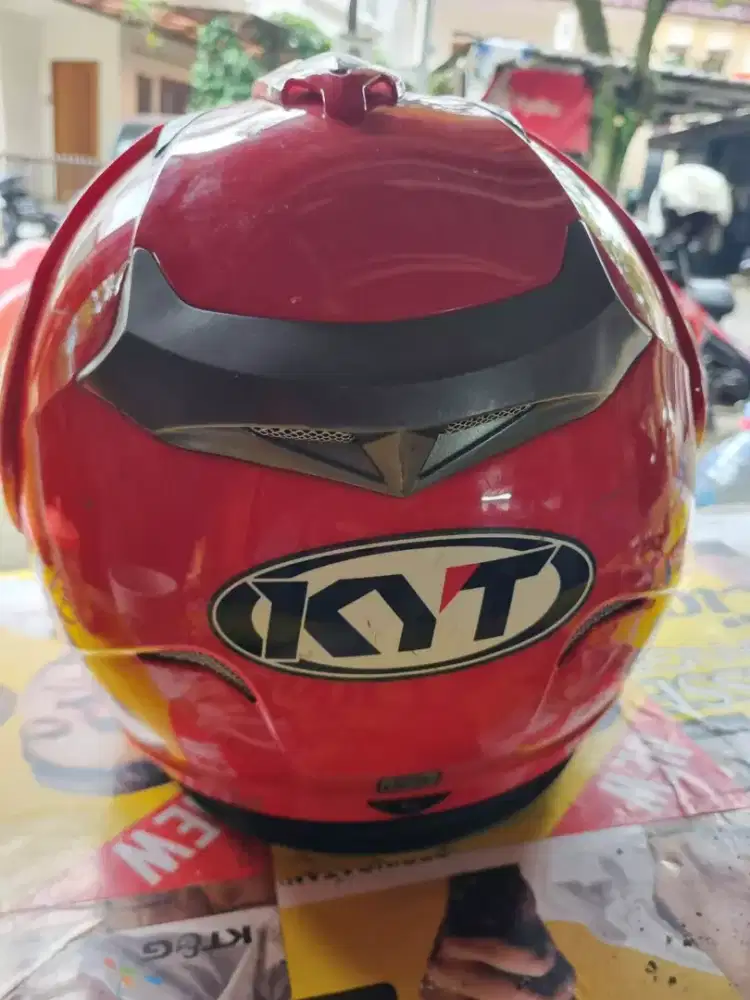 Kyt supermoto enduro double visor bekas rasa baru
