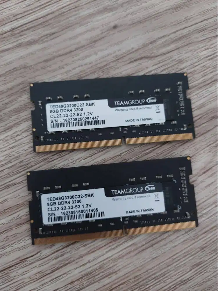 RAM Laptop SODIMM Teamgroup 16GB Kit (2x8GB) DDR4 3200MHz CL22 Normal