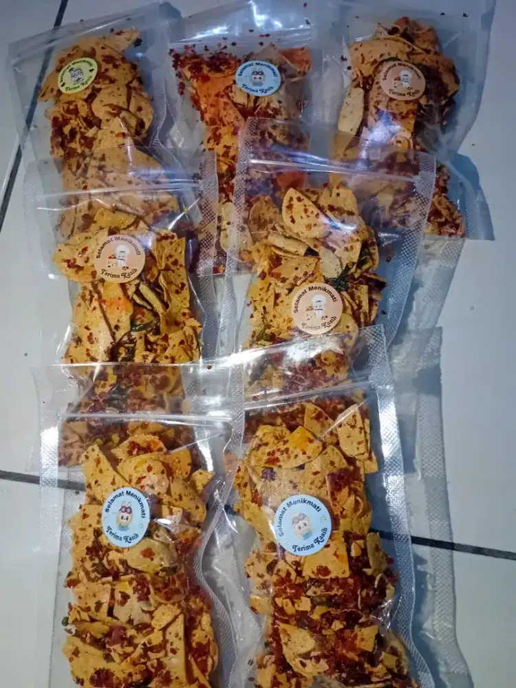 Basreng pedas dan original
