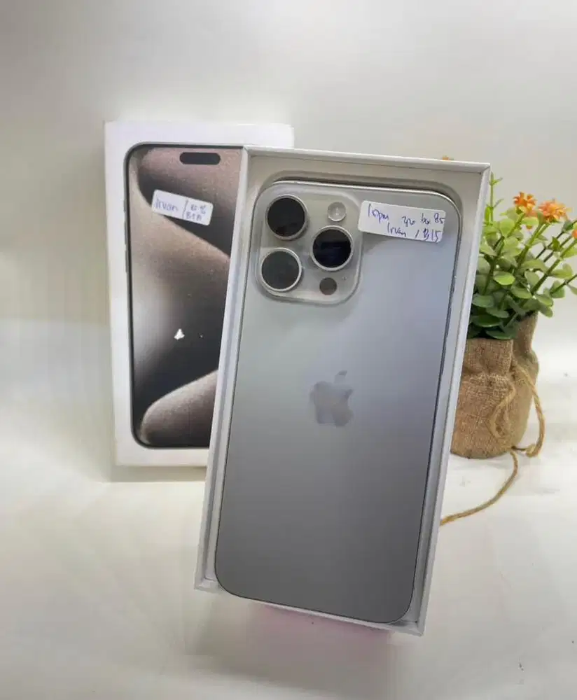iPhone 15 PRO MAX, 256GB, iBox, NATURAL TITANIUM