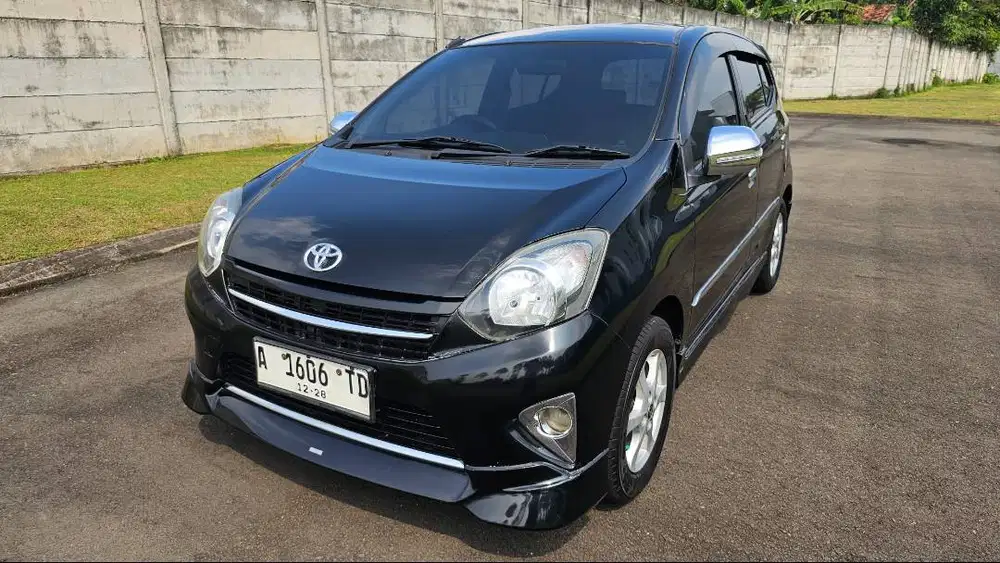 Toyota Agya G TRD Manual 2013 hitam TGn 1 Bebas Laka BAnjir Mulus BGT