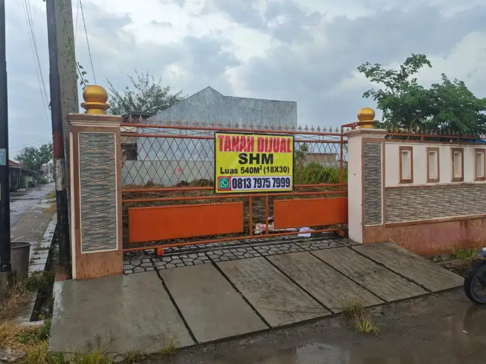 DIJUAL TANAH STRATEGIS DENGAN 3 TAMPAK MUKA