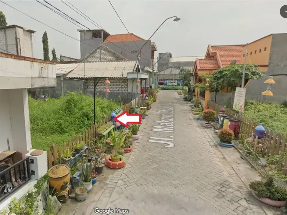 Tanah Manyarejo Manyar Gresik Dijual cepat B.U Poll 100 m Jl. Raya